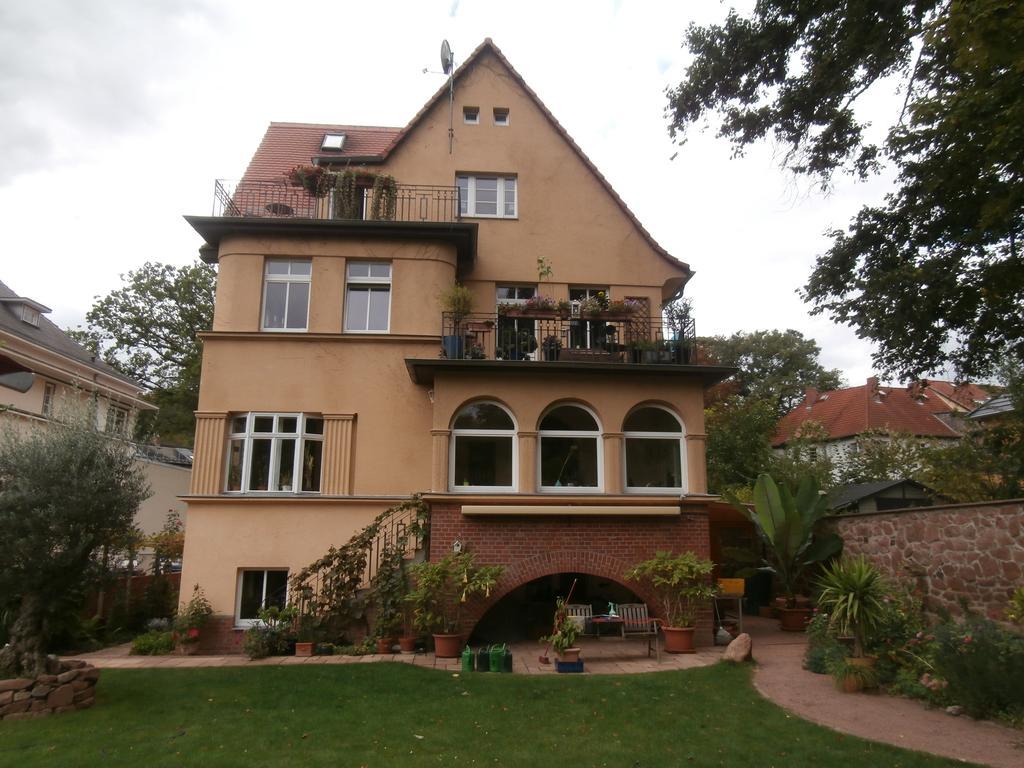 Ferienwohnung Saaleblick Halle  ภายนอก รูปภาพ